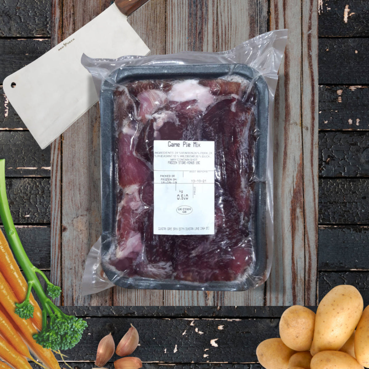 Game Pie Mix approx 500g Mermaid Seafoods