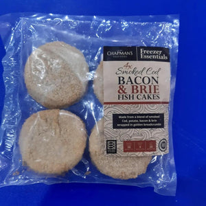 Smoked Cod, Bacon & Brie fishcakes - 4 pack