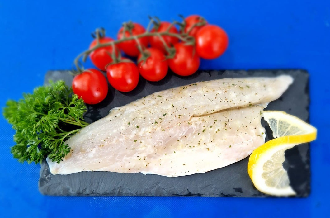 NEW FLAVOUR  Lemon & Green Pepper Seabass Fillet - each