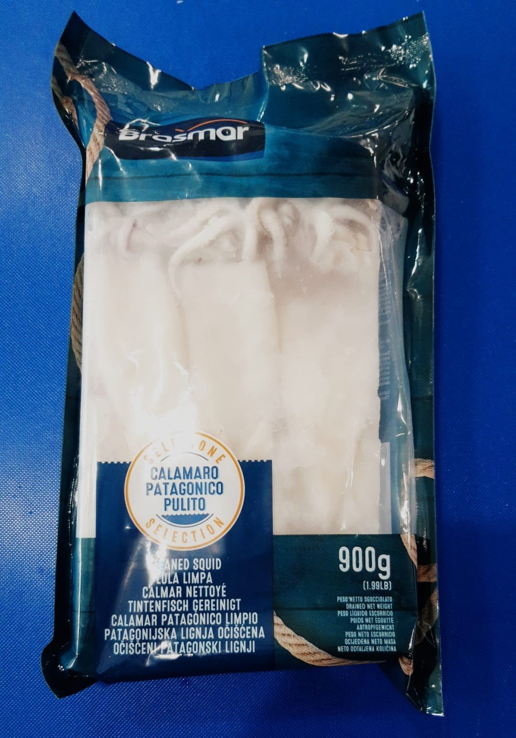 Frozen Patagonian Squid - 900g bag
