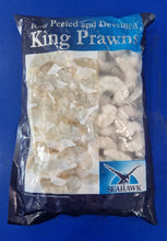 Load image into Gallery viewer, Raw Peeled and Deveined King Prawns - 1kg bag (800g net weight)
