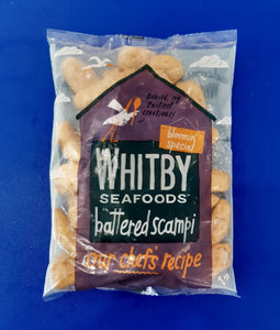 Whitby Battered Scampi - 450g pack