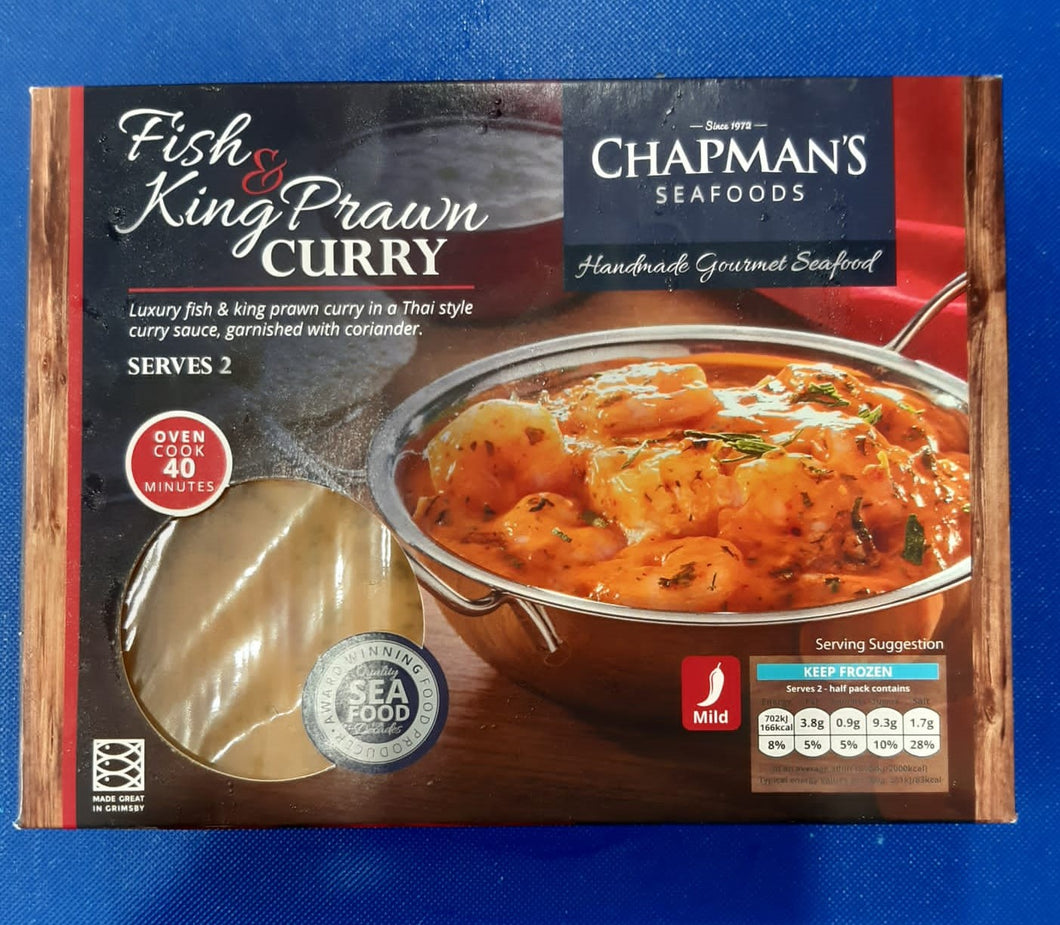 Fish & King Prawn Curry - serves 2