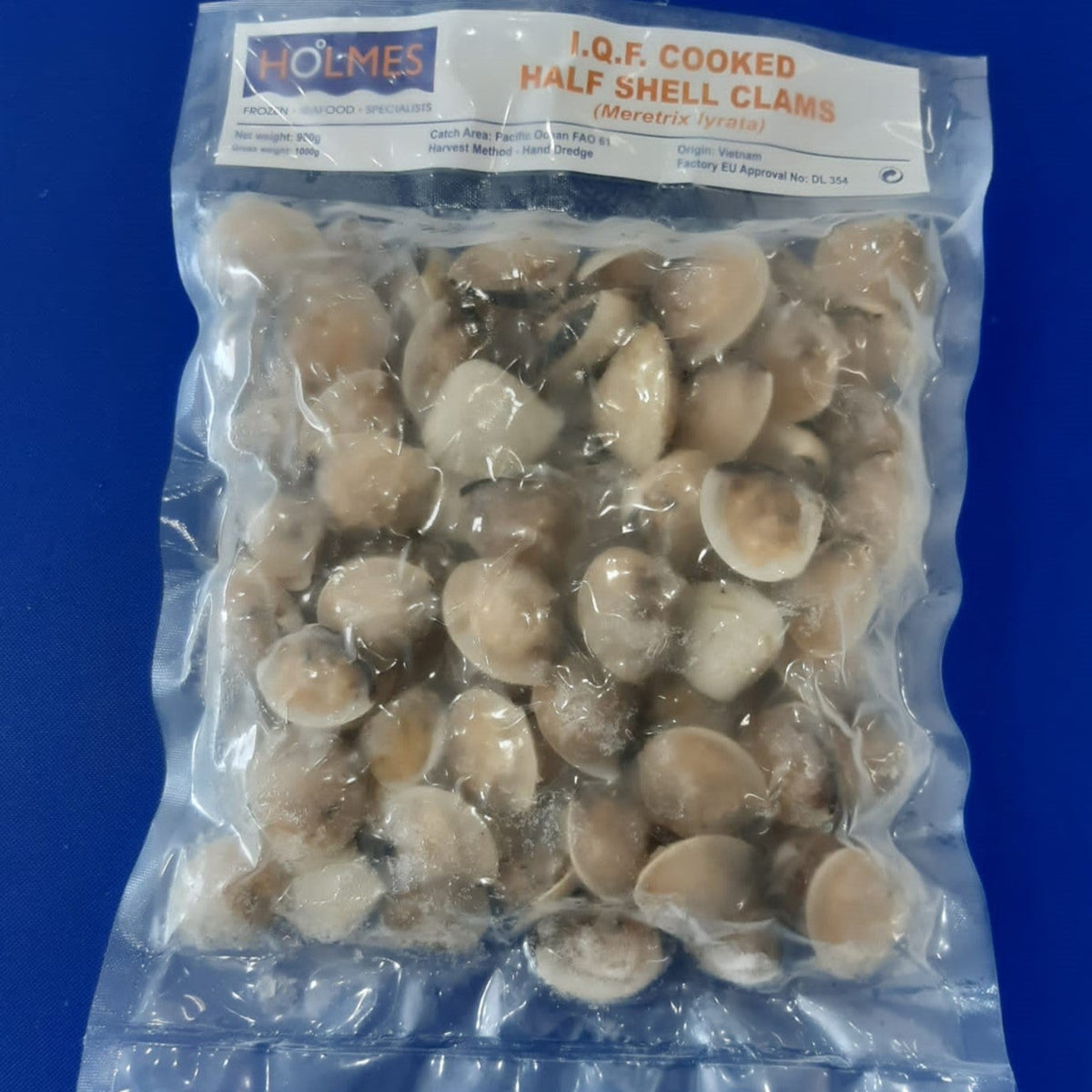 Frozen Clams in Half Shell - 1kg – Mermaid Seafoods