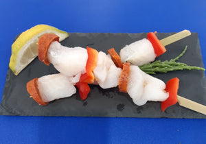 Monkfish & Chorizo Kebab - single