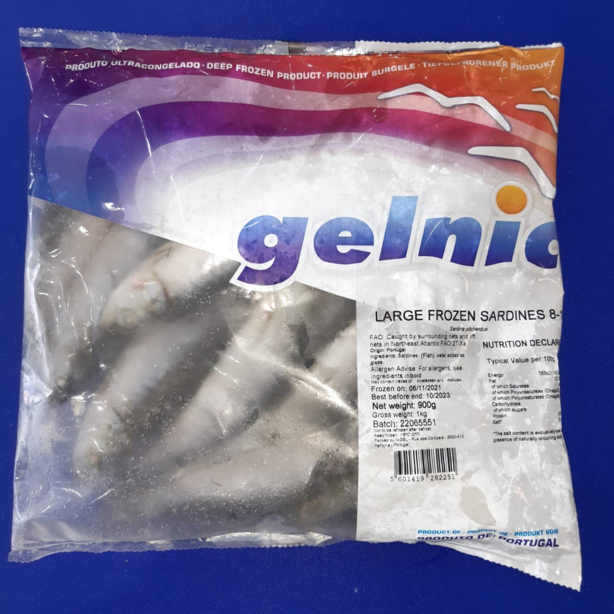 Whole Sardines Frozen 1kg Mermaid Seafoods